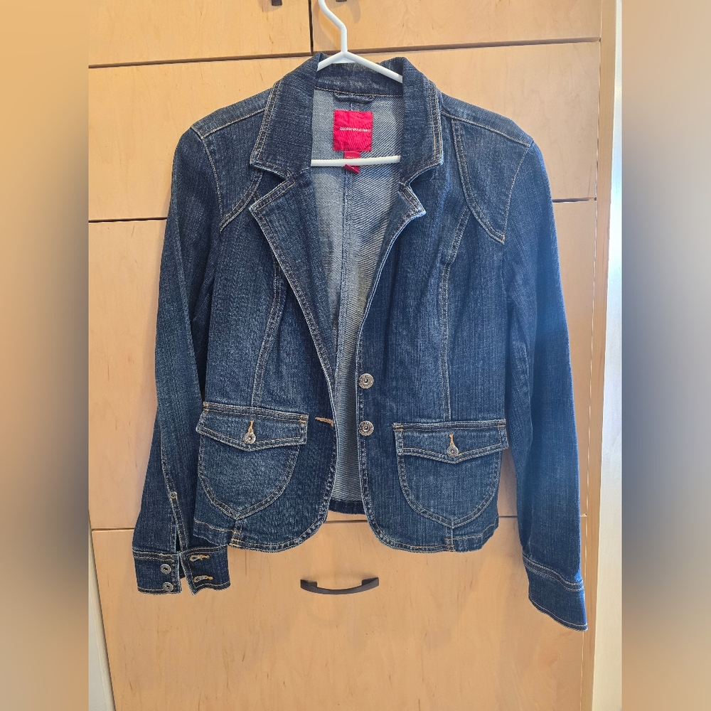 EUC Gloria Vanderbilt Jean Jacket Medium